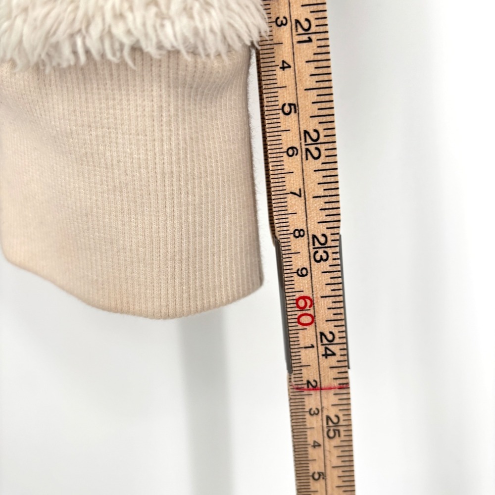 Faherty B.Yellowtail High Pile Sherpa Fleece Jacket Cream Black Aztec Print M - Picture 12 of 13